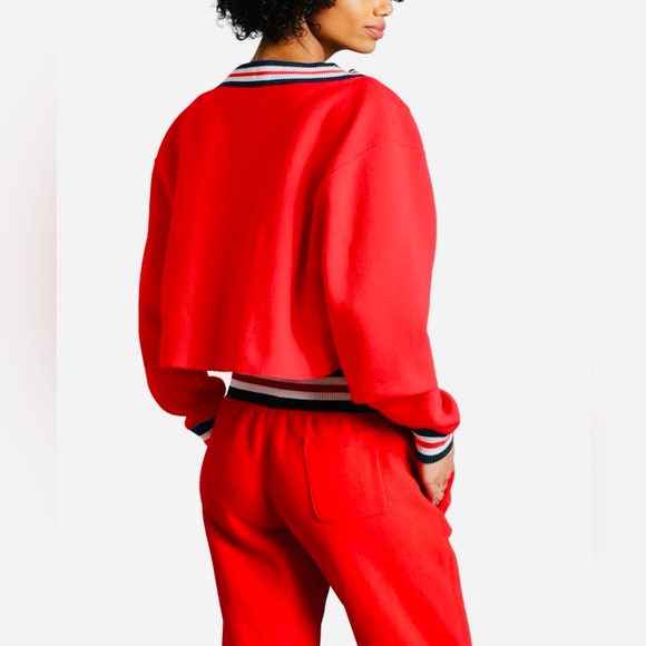 NWT Champion Reverse Weave Pant, Red Fleece, Joggers, Sweatpants, XLarge - Picture 4 of 14